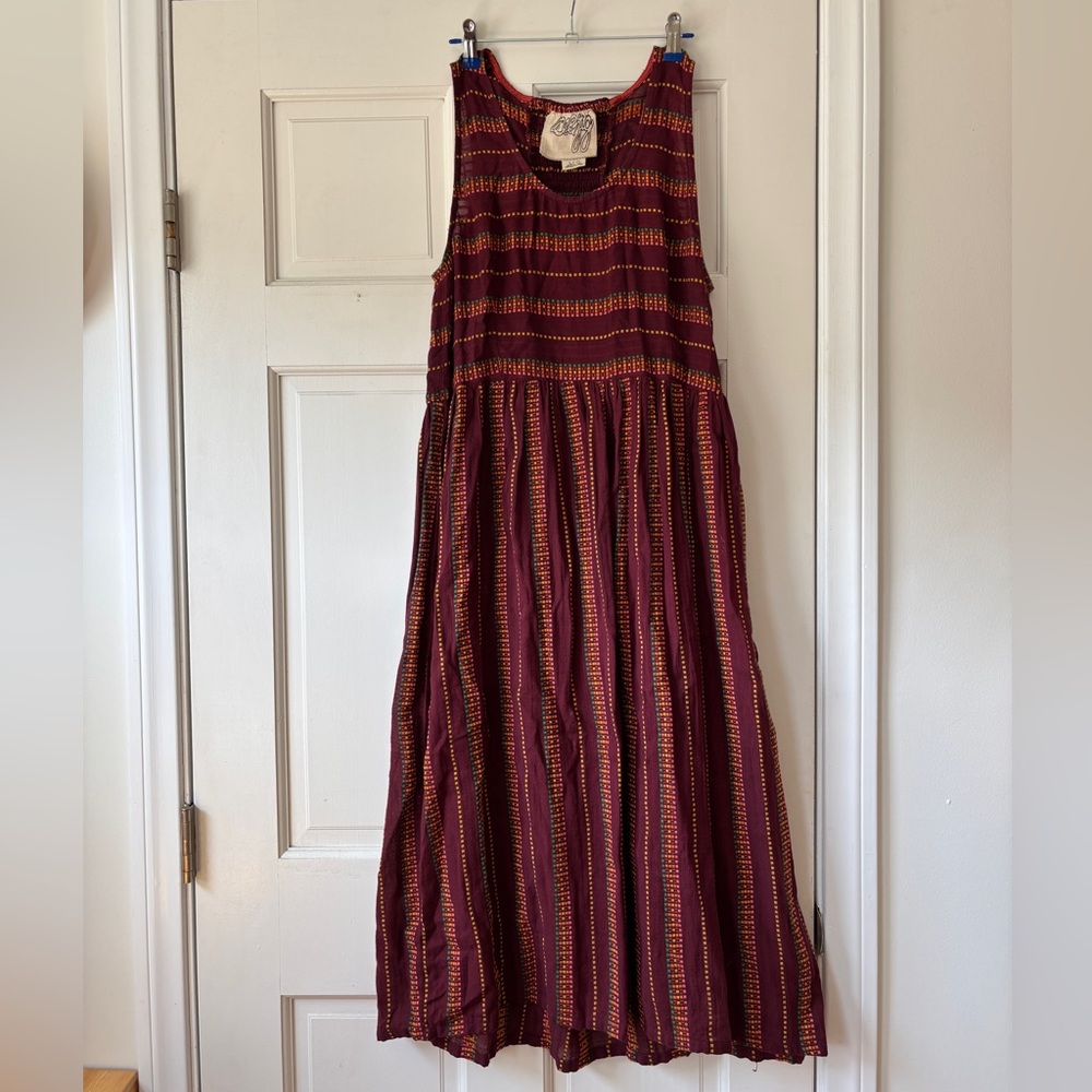 Ace & Jig striped cotton midi dress